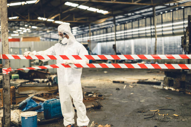 Professional Odor Removal technician working in New Castle, NH